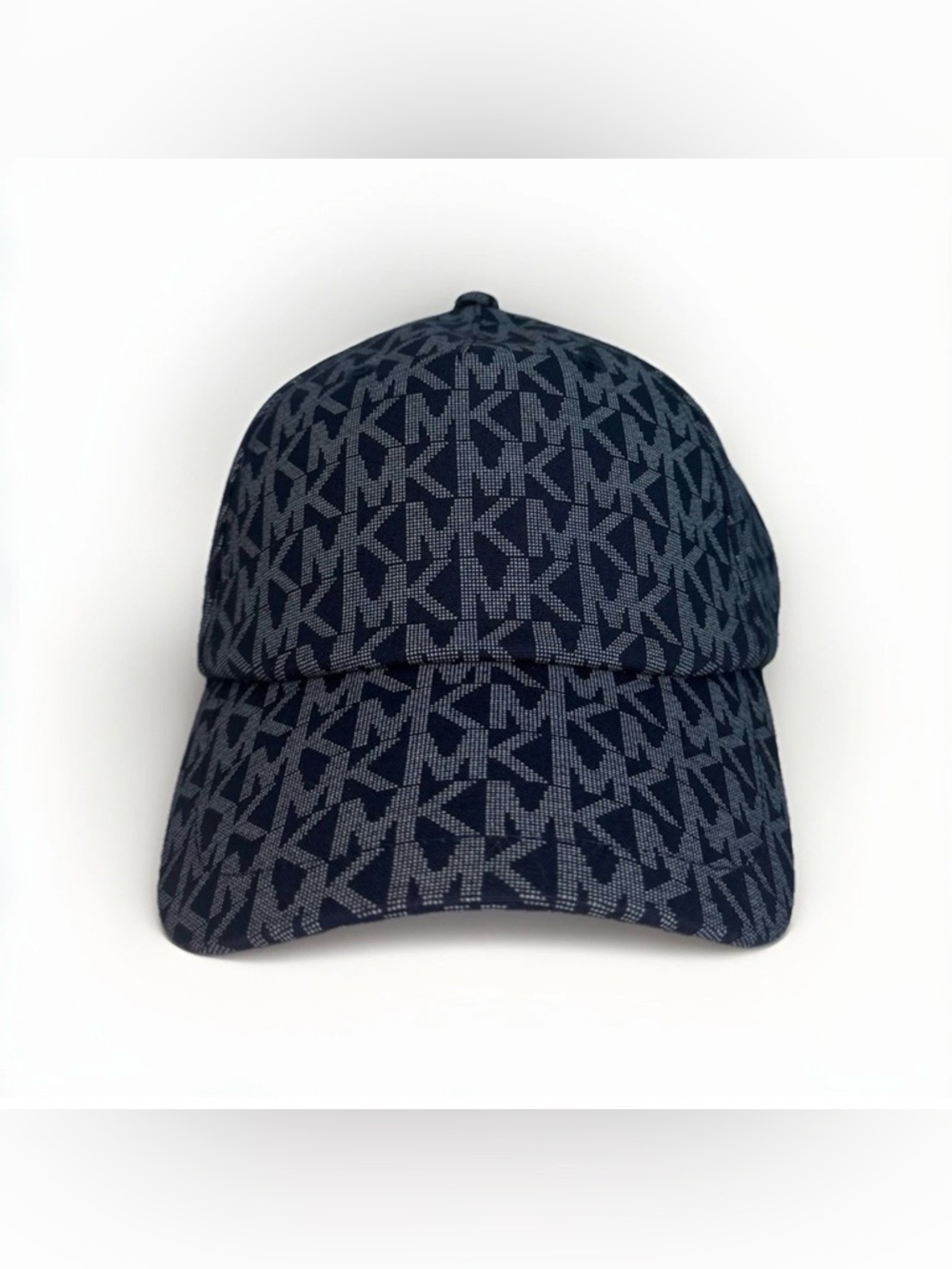 Michael Kors MK Logo Baseball Cap Blue Adjustable Strap Hat New - Picture 2 of 5